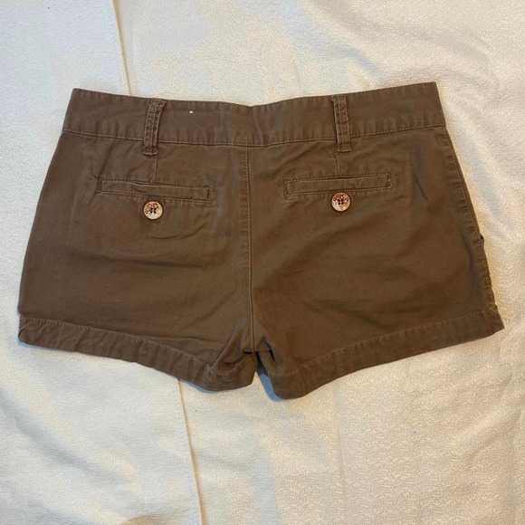 OP Shorts Juniors brown Flower Buttons juniors sz 3 - Picture 2 of 7